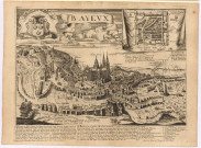 Plan de la ville de Bayeux. F. Jollain