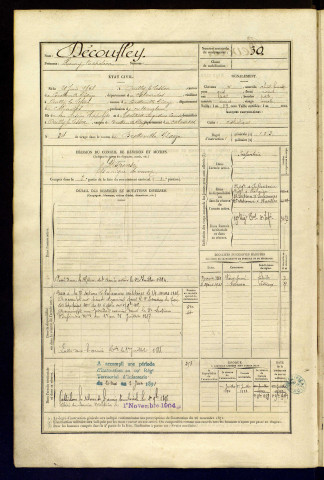 Découfley, Henry Napoléon