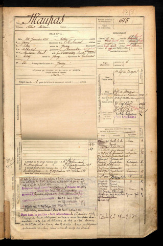 Maupas, Albert Médéric