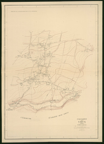 Plan topographique de Vieux