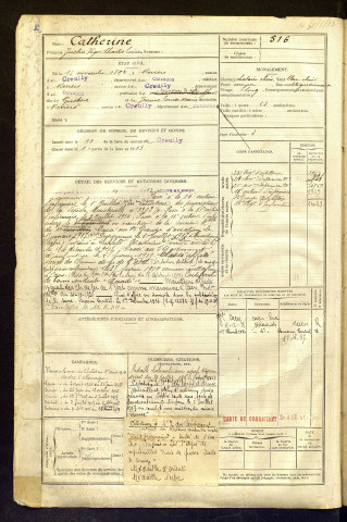 Catherine, Justin Vigor Charles Lucien