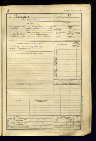 Carpentier, Fernand Robert Adrien