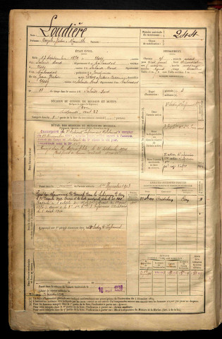 Loudière, Bazile Victor Maurille