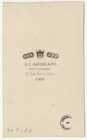 Monsieur de CROISILLES, par Auguste Baudelaire.