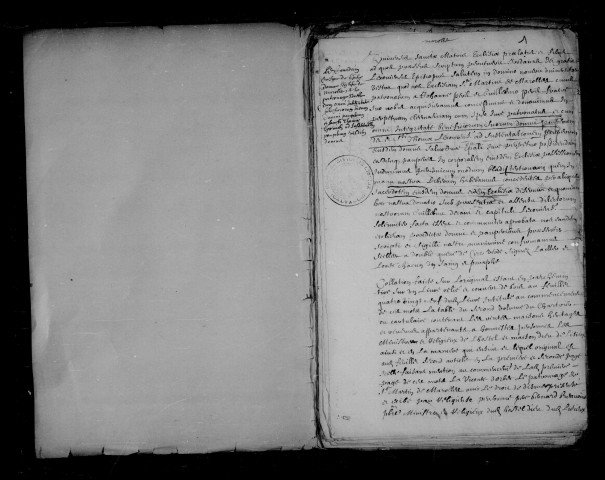 Copies collationnées de pièces contenues aux cartulaires du couvent de la Trinité et Hôtel-Dieu, exécutées en 1656