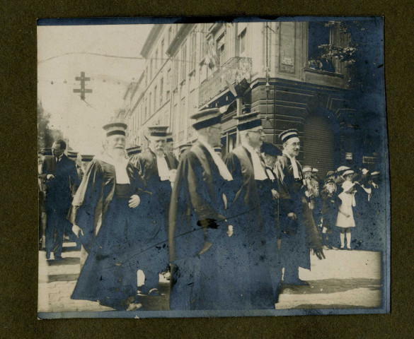 Photos 6 à 13 : Fête du 500e anniversaire de l'Université de Caen (1932).