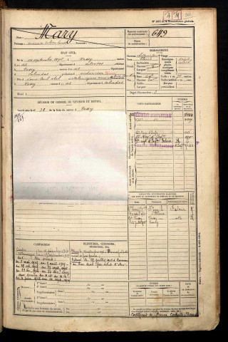 Mary, Maurice Julien Louis