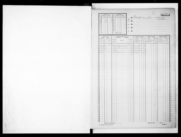 matrice cadastrale des propriétés non bâties, 1913-1936, 3e vol. (folios 988-1586)