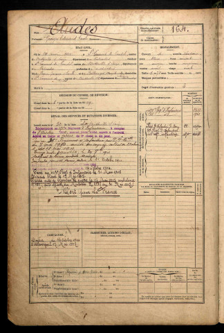 Audes, Georges Edouard Emile