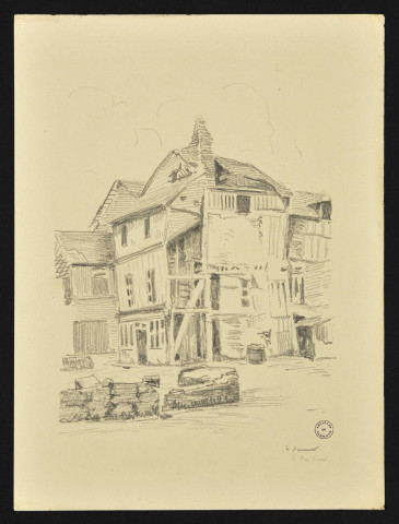 Lisieux, rue du Homé (Hommet ?), par Henri Dannet