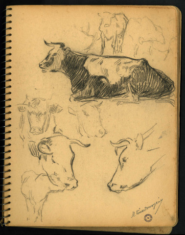 Carnet de croquis, par Adrien Voisard-Margerie