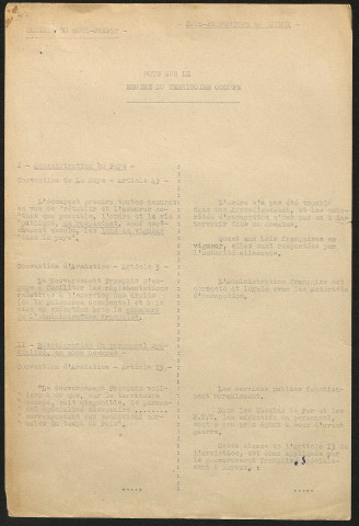 Octobre à décembre 1940