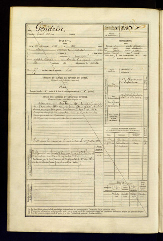 Gendrin, Ernest Adrien