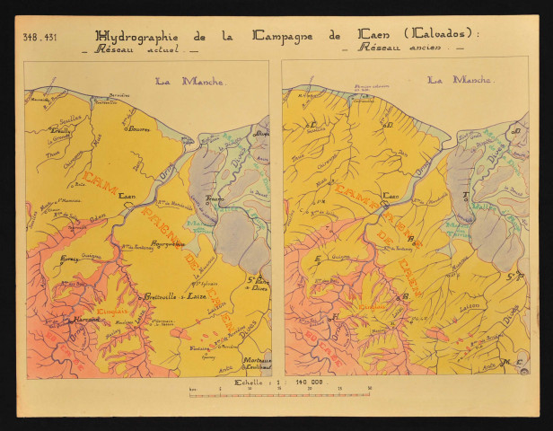 Hydrographie de la Plaine de Caen.