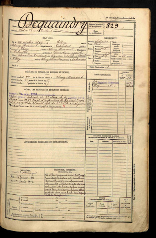 Dequaindry, Victor Louis Constant