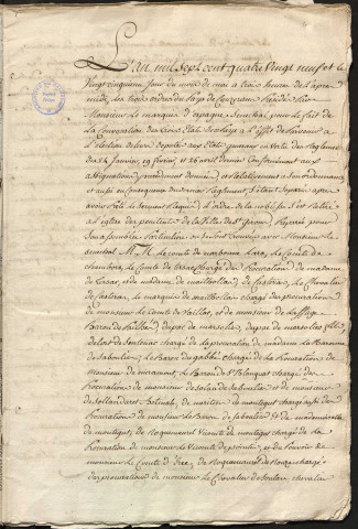 Election aux Etats Généraux de 1789 : deuxième assemblée