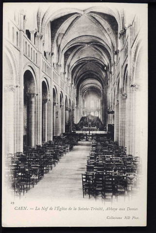Abbaye-aux-Dames (église de la Trinité, Hôtel-Dieu) : intérieur (n°825 à 895)