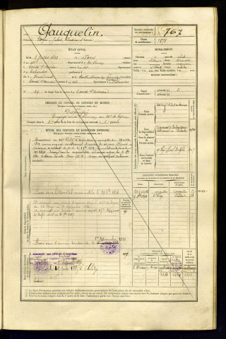 Gauquelin, Georges Jules Ferdinand