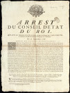 Permissions aux négociants de la ville de Caen, de faire directement par le port de ladite ville, le commerce des îles et colonies françaises de l'Amérique