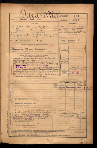 Durand Viel, André Paul