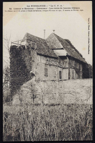 Château avant et après rénovation et son musée de la recherche pétrolière