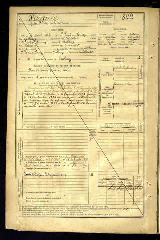 Virginie, Jules Ernest Arthur