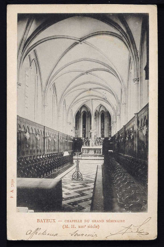 Chapelles de l'ancien séminaire (n°611 à 614)