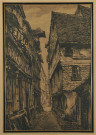 "Lisieux vieille rue", par Jean-Charles Contel (Leconte, Jean-Charles dit)