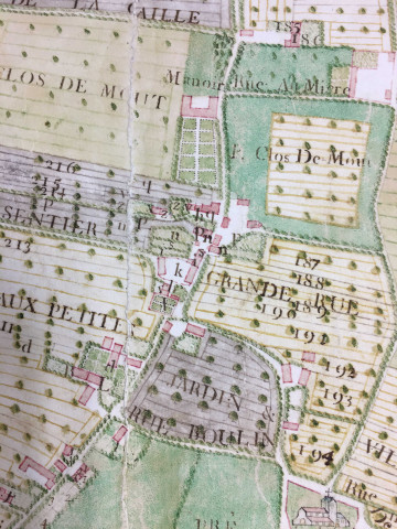 Plan de l'abbaye et de la paroisse de Barbery