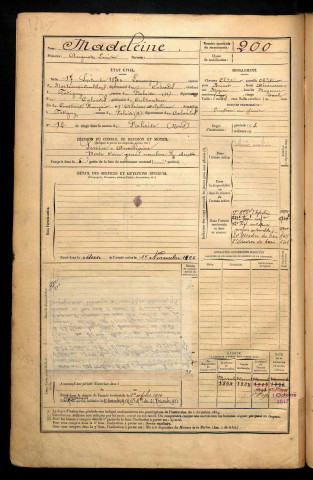 Madeleine, Auguste Louis