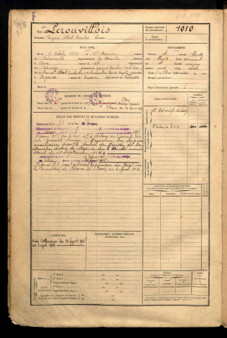 Lerouvillois, Eugène Albert Nicolas