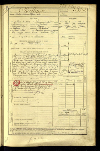 Chaloupe, Octave Louis Ulysse