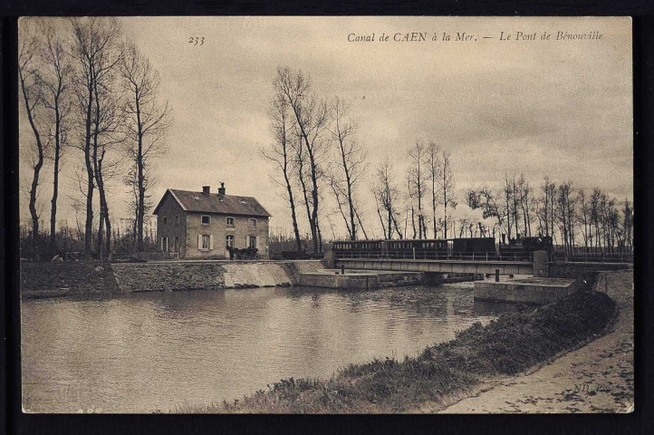 Pont de Bénouville sur le canal de Caen à la mer (site Pegasus Bridge après 1944 avec le café Gondrée) (n°4 - 6 ; 9 - 15 ; 17 - 21)