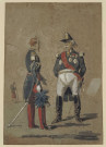 Deux officiers, par Septime Le Pippre.