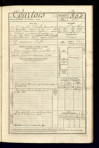 Courtois, Jules César