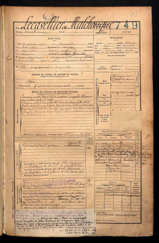 Lecavellier de Malchouque, Edouard Henry