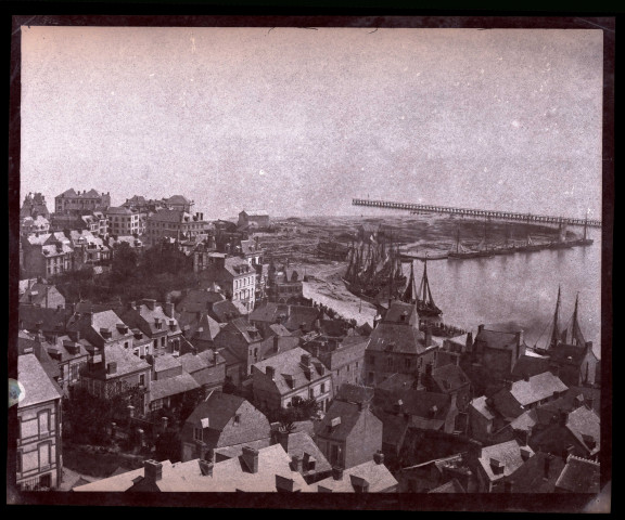 Vue de Trouville (calotype), par Ferdinand Tillard.