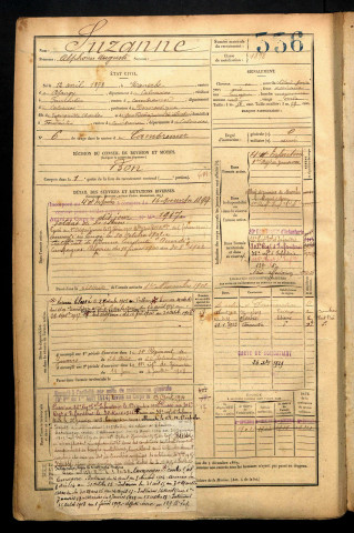 Suzanne, Alphonse Auguste