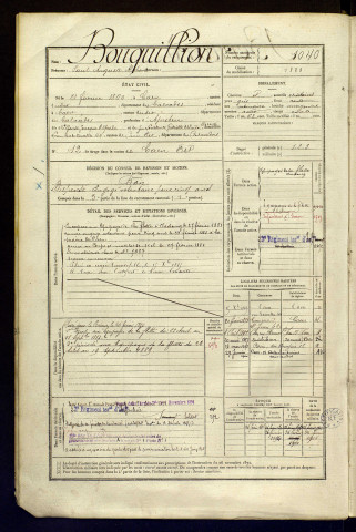 Bouquillion, Paul Auguste Alphonse