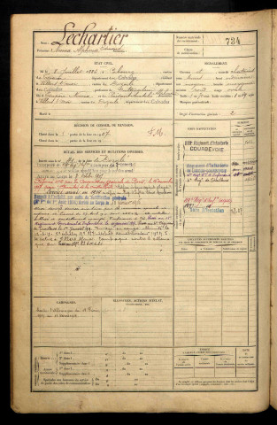 Lechartier, Numa Alphonse Edmond