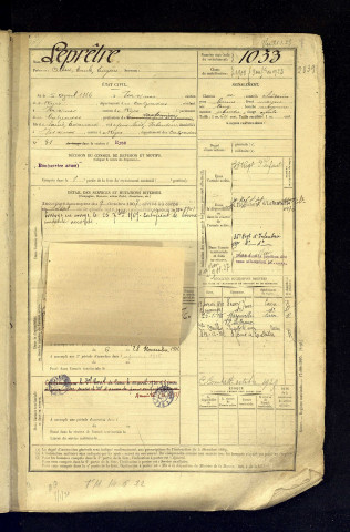 Leprêtre, Albert Emile Eugène