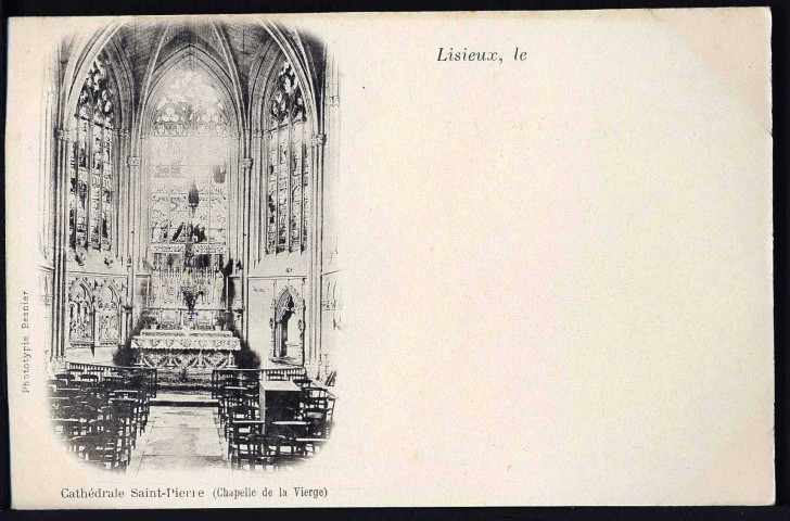 Cathédrale Saint-Pierre : chapelle à la Vierge (n°234 à 239), chapelle de l'enfant-Jésus (n°241) Autel de la Vierge (n°240)