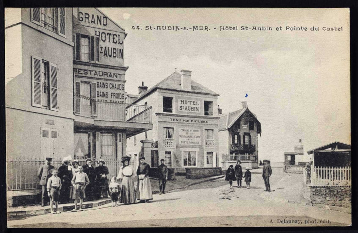 Le Castel, hôtels dont Hôtel de la Terrasse (cartes postales n°105 à 115, 215)
