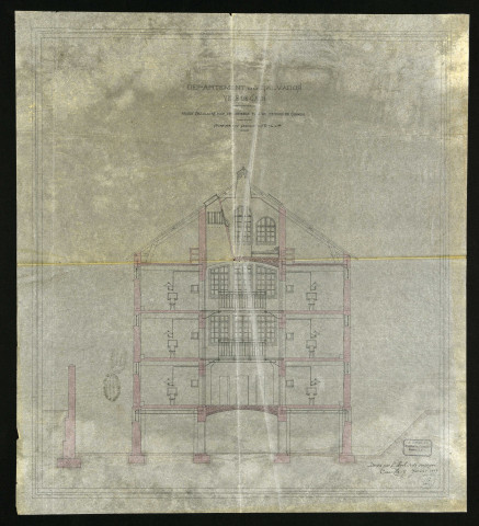 Coupe transversale sur les cellules : mise au net