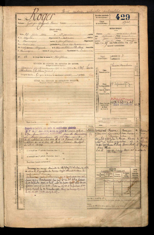 Roger, Georges Auguste Henri