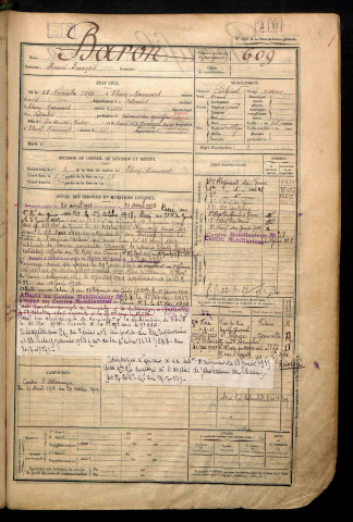 Baron, Henri François