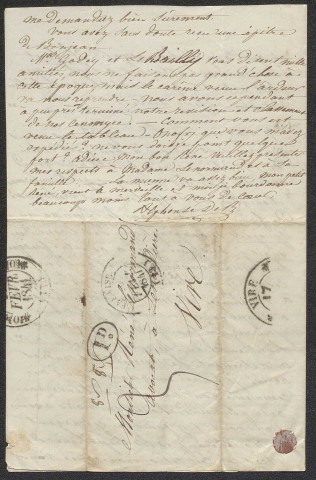 Lettres de Brébisson à Lenormand de 1841 à 1845 (lettres n°156 à 200)