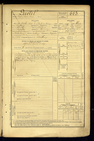 Quétil, Frédéric Aimé Pierre