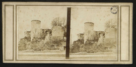 Vue stéréoscopique du château de Falaise