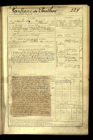 Lanfranc de Panthou, Marie Joseph Auguste